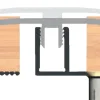 Gulvprofil basis alu 10–16 mm, 900 mm
