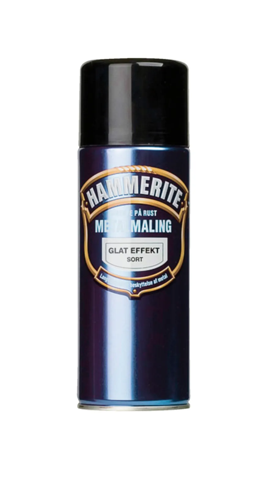Hammerite metalmaling sort glat 400 ml