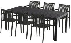 Havebord Havanna 205 x 90 cm i aluminium og nonwood - Sunlife®