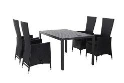 Havebord Havanna 150 x 90 cm i aluminium og nonwood - Sunlife®