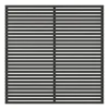 Hegn sort grundmalet 180 x 180 cm