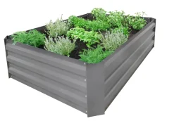 Højbed Easy M galvaniseret 120 x 80 cm