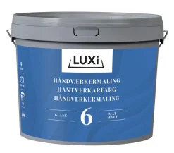 Håndværkermaling 6 hvid 10,8 liter - LUXI®