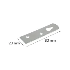 Hængeblik 80 x 20 mm 4 stk.