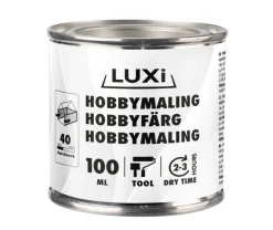 Hobbymaling sølv 100 ml - LUXI®