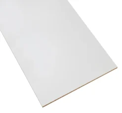 Hobbyplade hvid 18 mm x 60 cm x 250 cm