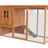 HORTUS hønsehus brunbejdset 198 x 75,5 x 103 cm