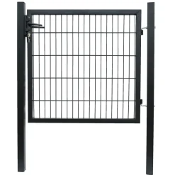 HORTUS låge t/panelhegn sort 100 x 100 cm - webshop
