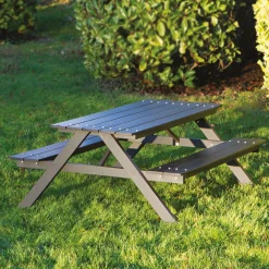 HORTUS model A bord-/bænkesæt til børn nonwood/aluminium
