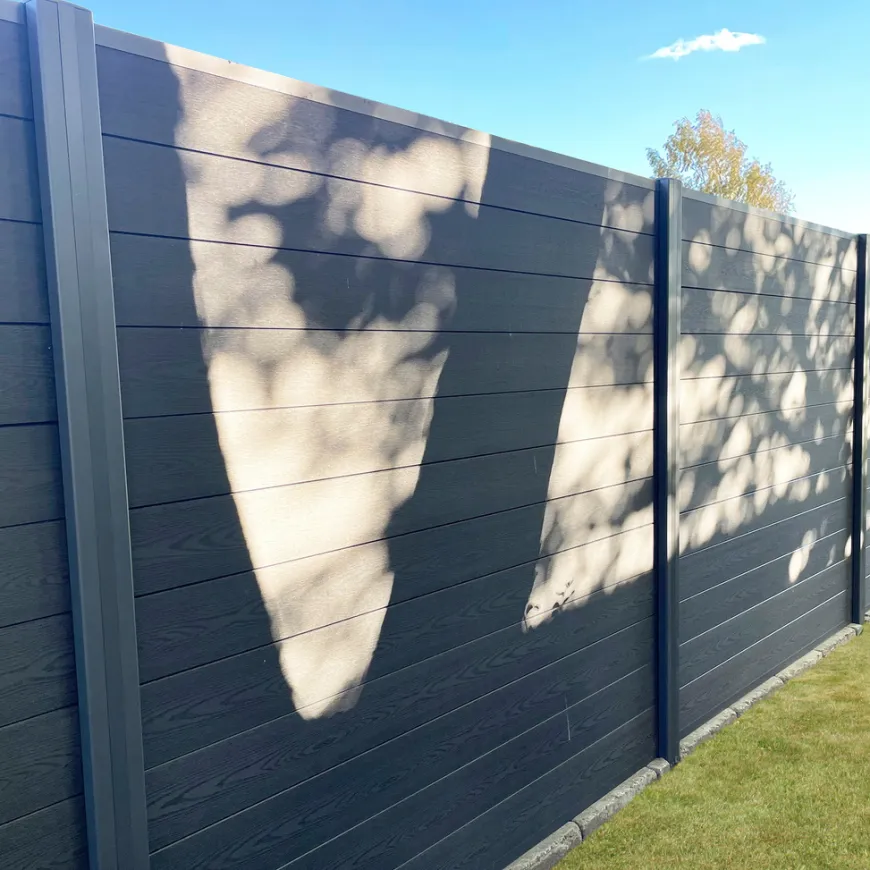 HORTUS Premium Firen komposithegn tilkøb H126 x B190 cm