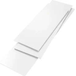 Hylde melamin hvid 22 mm x 30 x 100 cm