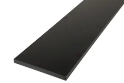 Hylde melamin sort 16 mm x 20 x 120 cm