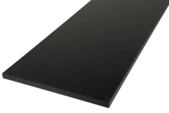 Hylde melamin sort 16 mm x 30 x 80 cm