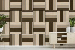 Jangal Modular Wall akustikpanel 52 x 52 cm - Fanal Oak