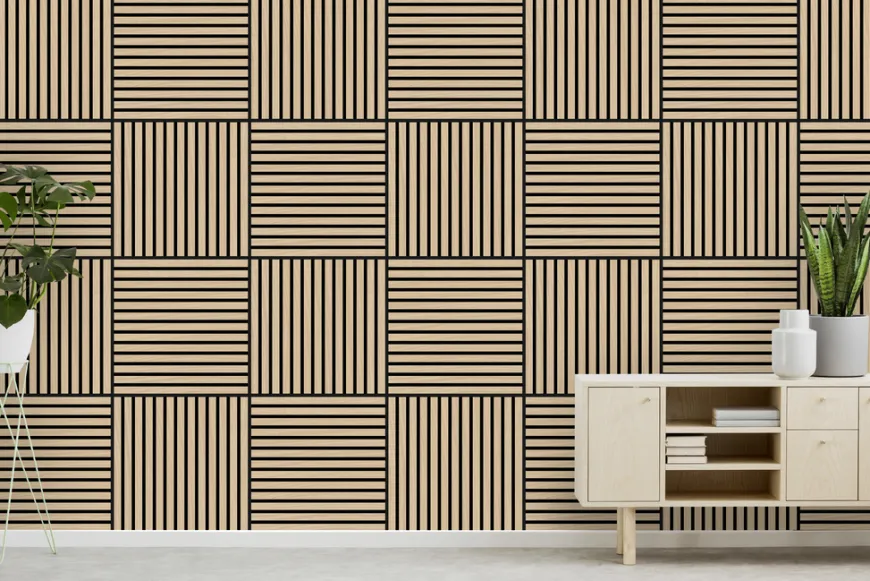 Jangal Modular Wall akustikpanel 52 x 52 cm - Fanal Oak
