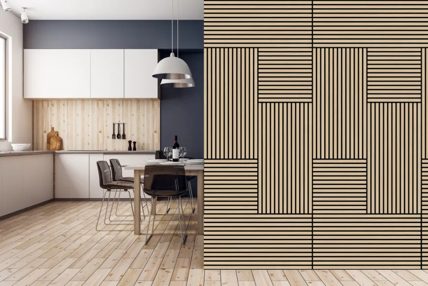 Jangal Modular Wall akustikpanel 52 x 52 cm - Fanal Oak