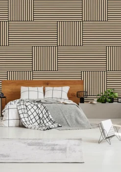 Jangal Modular Wall akustikpanel 52 x 52 cm - Fanal Oak