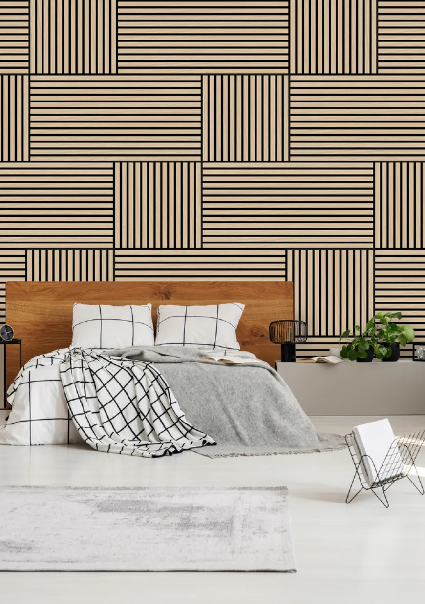 Jangal Modular Wall akustikpanel 52 x 52 cm - Fanal Oak