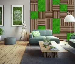 Jangal Modular Wall mospanel 52 x 52 cm - Rich Green