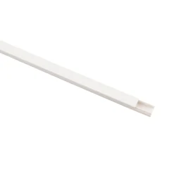 Kabelkanal hvid 12 x 8 mm selvklæbende - Elworks