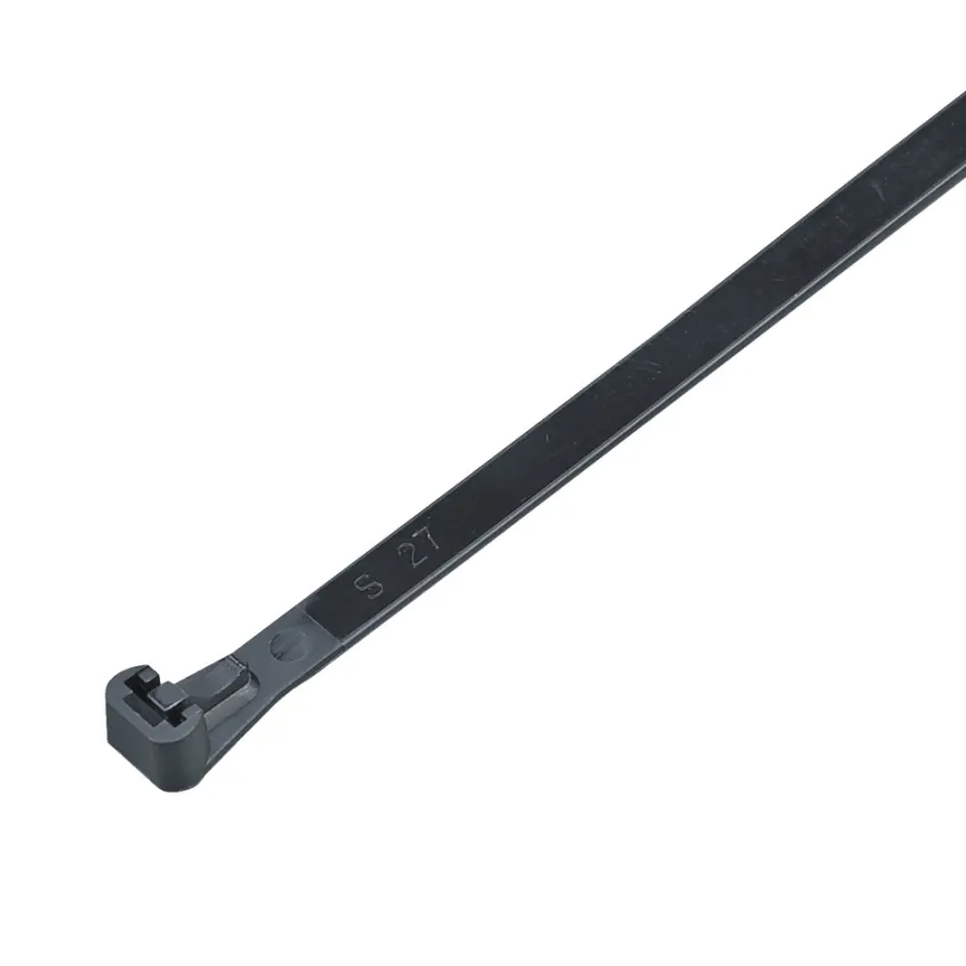 Kabelstrips 200 mm sort 50 stk.