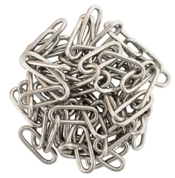 Kæde langleddet rustfri stål Ø3 mm x 2 meter