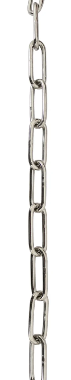 Kæde langleddet rustfri stål Ø3 mm x 2 meter