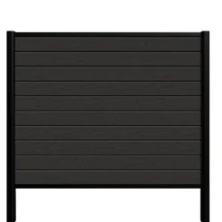 Kirkedal Alu hegn startsæt sort 156 x 180 cm