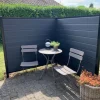 Kirkedal Alu Light hegn startsæt sort 156 x 150 cm