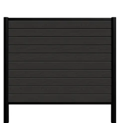 Kirkedal Alu Light hegn startsæt sort 156 x 150 cm