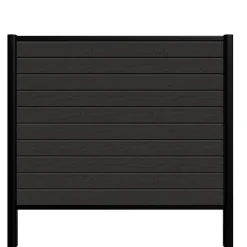 Kirkedal Alu Light hegn startsæt sort 128 x 150 cm