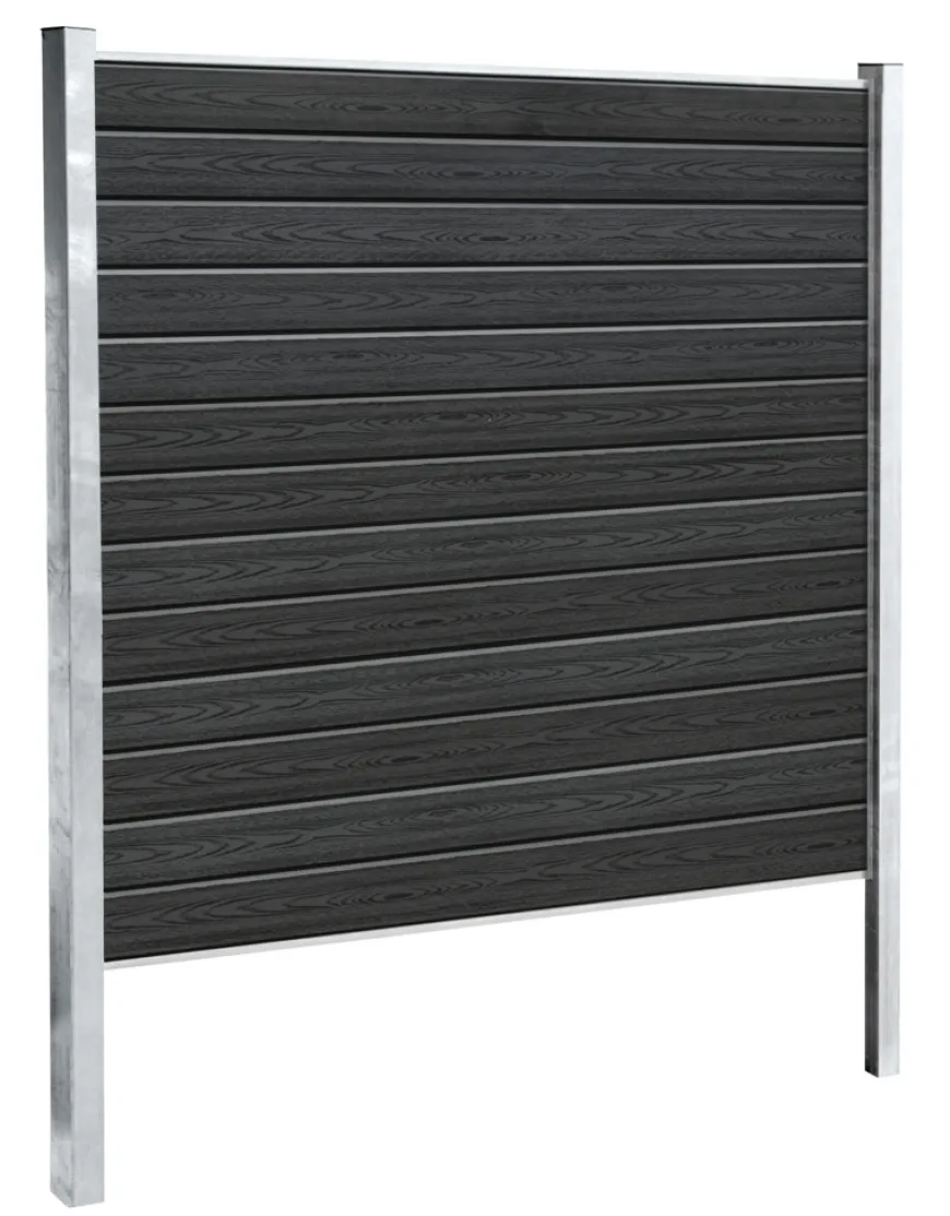 Kirkedal galvaniseret hegn K1 startsæt 180 x 180 cm