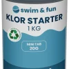 Klor Starter hurtigklor 20 gr tabs 1 kg - Swim & Fun