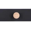 Knagerække sort/bøg 28 cm