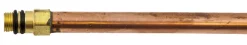 Kobberrør m/gevind 10 x 350 mm