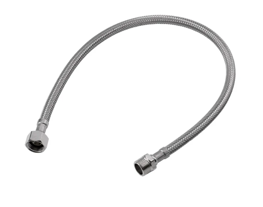 Kombi Flex forlængerslange 50 cm 3/8" nippel x 3/8" omløber