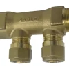 Komplet fordelerrør 2 tilslutninger 3/4" x 15 mm