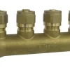 Komplet fordelerrør 4 tilslutninger 3/4" x 15 cm