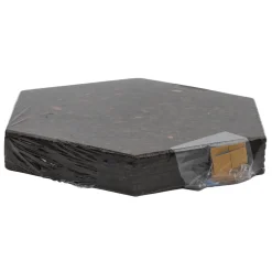Korkpanel sekskant dark 6 stk.