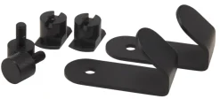 Krog t/akustikpanel 5 x 2,5 cm sort 2-pk.