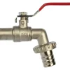 Kugleaftaphane 3/4" L-greb krom