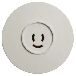 Lampestikkontakt Ø80 mm hvid - Elworks