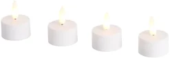 LED-fyrfadslys med 3D-flamme 4 stk. - DAY