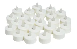LED-fyrfadslys med flakkende lys 24 stk.