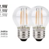 LED-kronepære 2,9 W E27 2-pk.