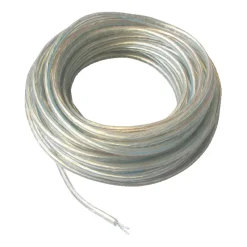 Ledning rund transparent 2 x 0,75 mm² 10 m - Elworks