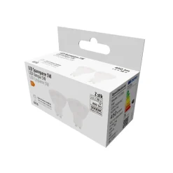 LED-spotpære 5 W GU10 2-pk.