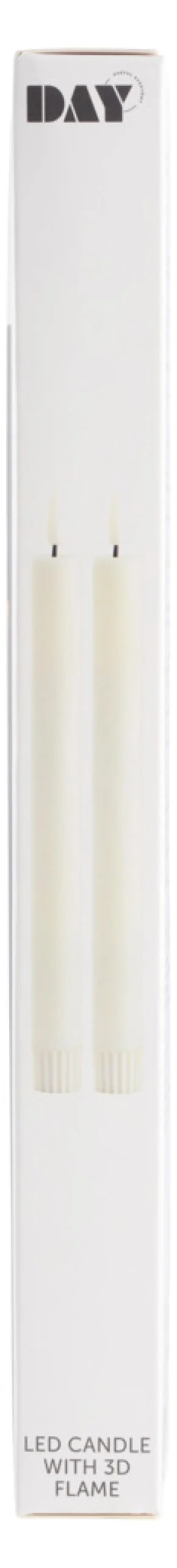 LED-stearinlys middagslys 2 stk. - DAY