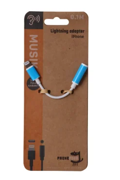 Lightning til mini jack adapterkabel