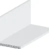 Listeprofil aluminium hvid 15 x 15 x 1000 mm